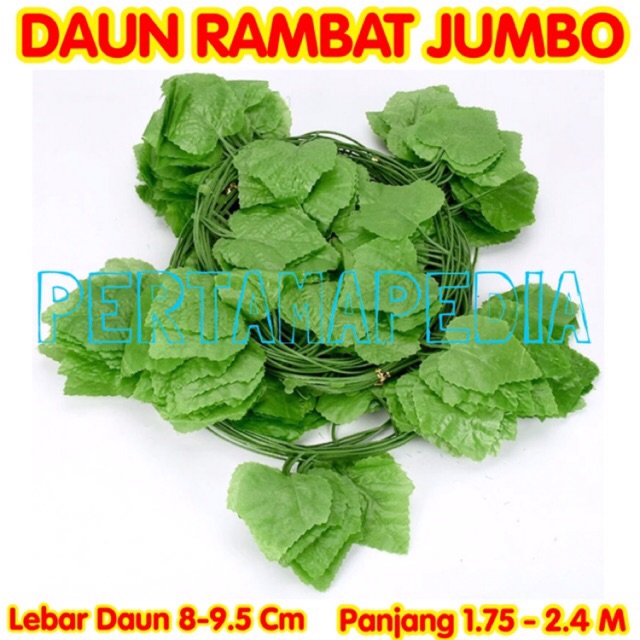 Daun Rambat Plastik/Daun Rambat Artificial/Daun Rambat Sintetis/Daun