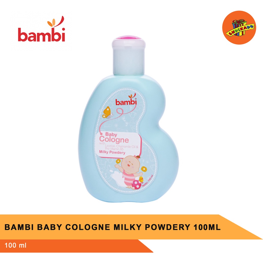 Jual BAMBI BABY COLOGNE MILKY POWDERY 100ml Parfum Bayi Shopee