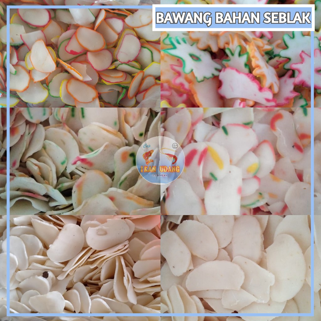 [ 500gr ] Kerupuk / Krupuk Mentah / Krecek Bawang Untuk Bahan Seblak