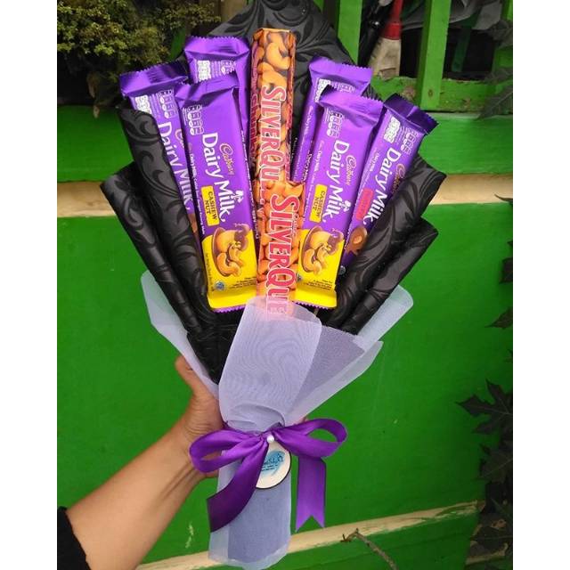 Jual Buket Snack Coklat Silverqueen Mix Dairy Milk Cadburry | Shopee Indonesia