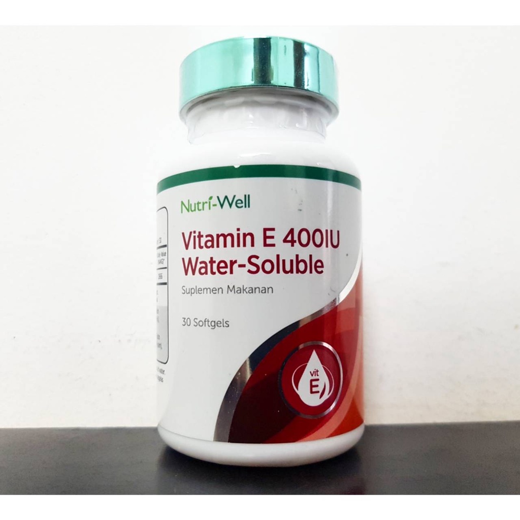 Jual Nutriwell Vitamin E 400iu 30 softgels Nutri Well NutriWell Water