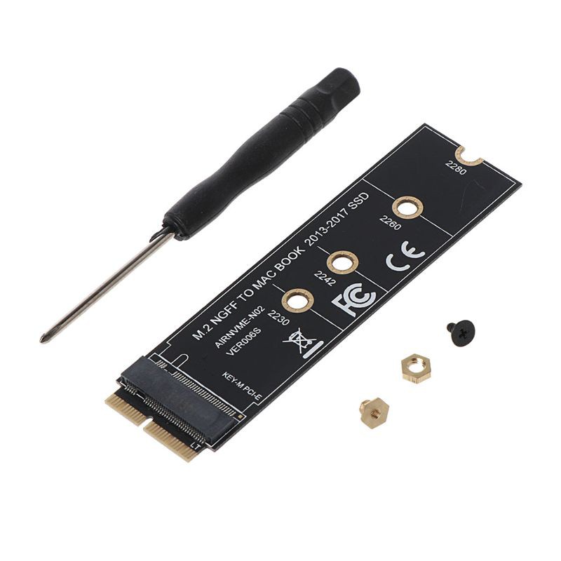 Adapter Converter M.2 PCIE nvme SSD untuk Apple Mac Air