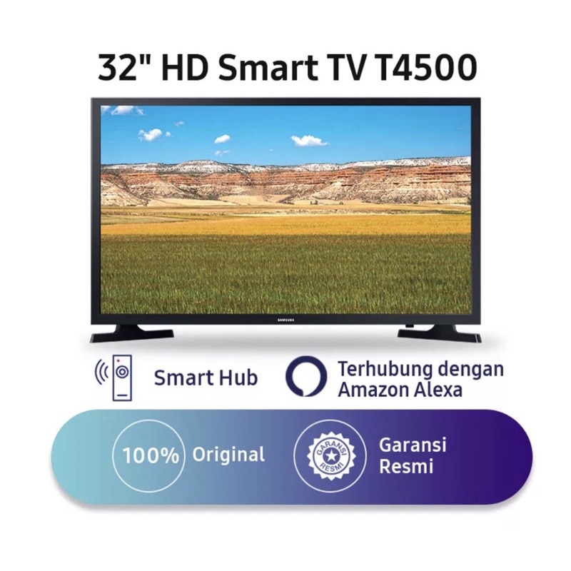 Jual Samsung Smart Tv 32 T 4500 32T4500 43 43T6500 43In 43" New 2020 Pengganti 32N4300 32J4303 Bluetooth Indonesia|Shopee Indonesia