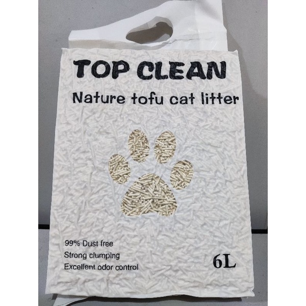 Jual premium tofu cat litter / soya tofu cat clump /Pasir Kucing Gumpal