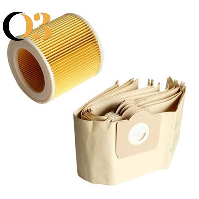 Jual 5X Dust Bag 1X Filter For Karcher Wd3 Premium Vacuum Cleaner | Shopee Indonesia