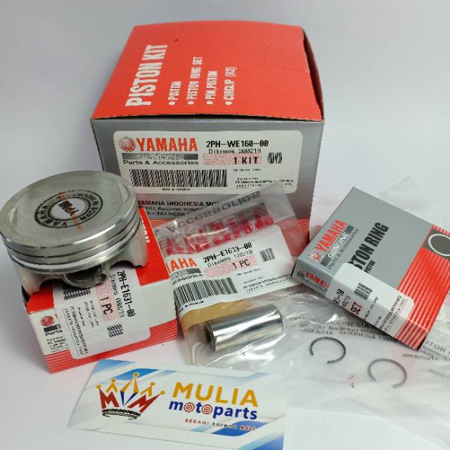 Jual PISTON KIT MIO M3 , SOUL GT 125 YGP 2PH WE160 00 / PISTON SEHER PAKET Shopee Indonesia