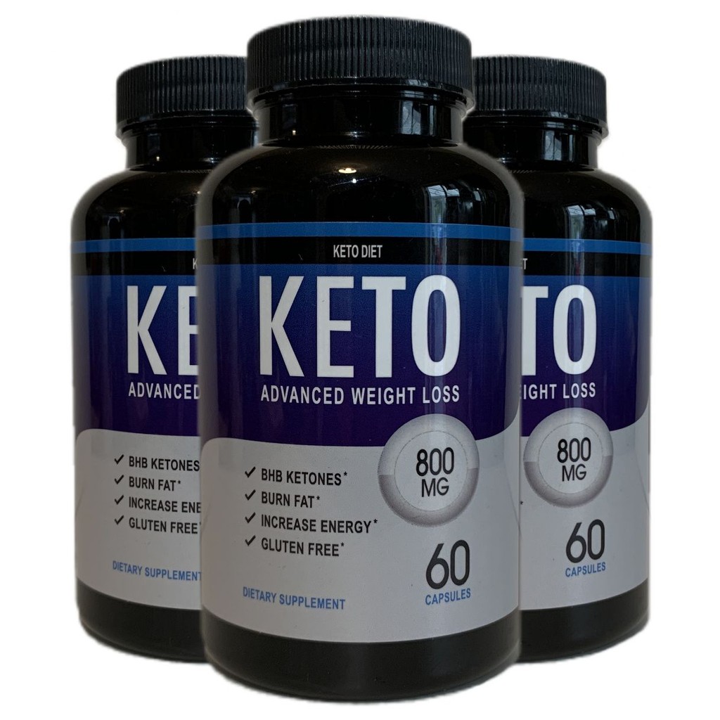 Jual Keto Advanced Weight Loss Dietary Supplement 800 mg 60 Capsules