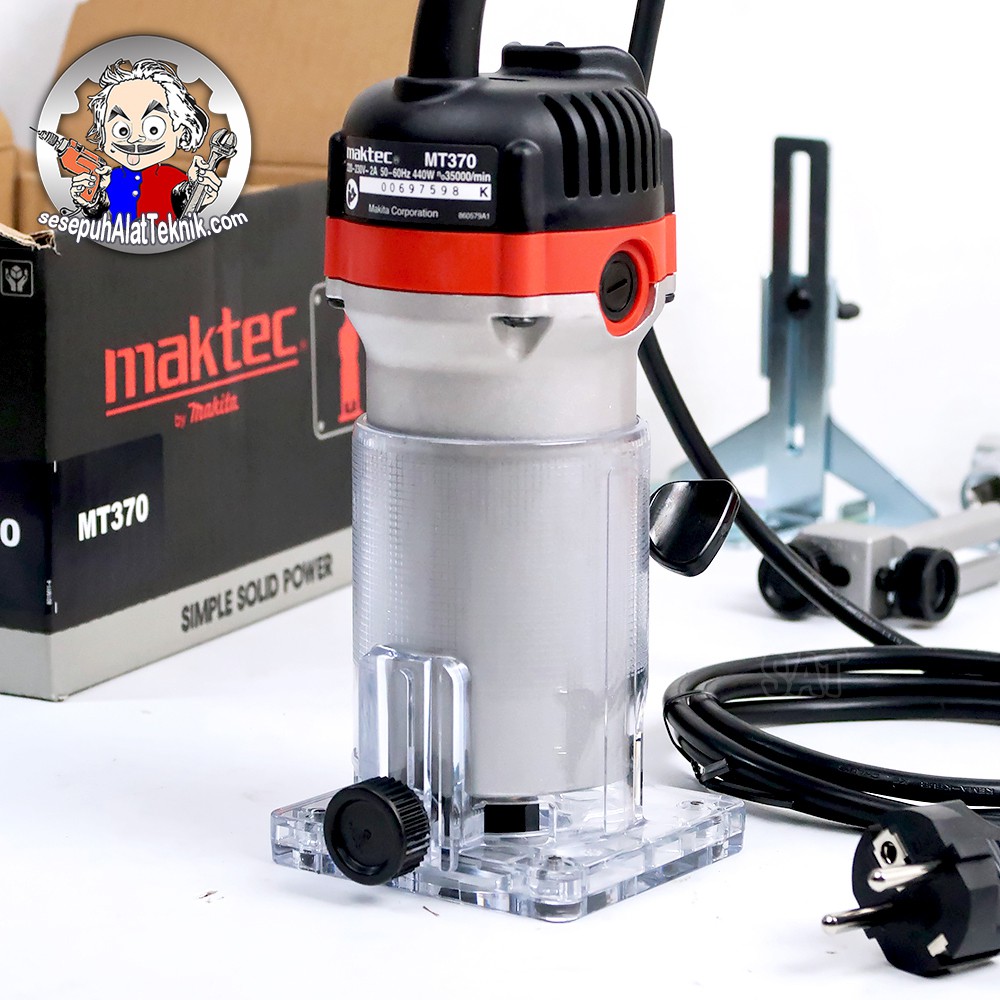 Mesin Profil / Trimmer Kayu / Router Kecil MT370 MAKTEC Shopee Indonesia