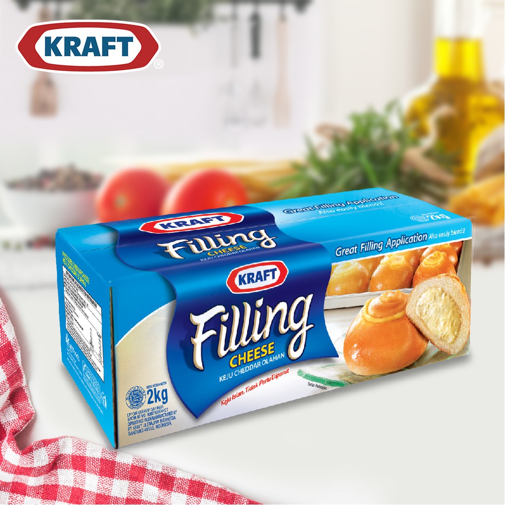 Keju Kraft Filling 2kg Shopee Indonesia