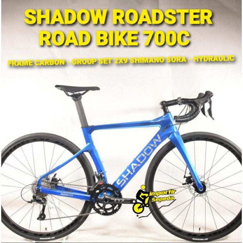 Jual Shadow Roadster Sepeda Road Bike 700C Carbon By United | Shopee Indonesia