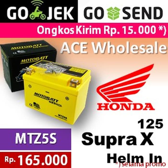 Aki Motor Supra X 125 Berapa Ampere
