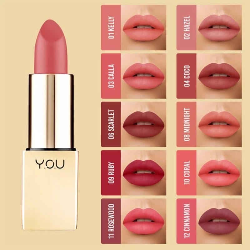Jual Lipstick YOU Classic Intense Matte Lipstick Y.O.U Shopee Indonesia