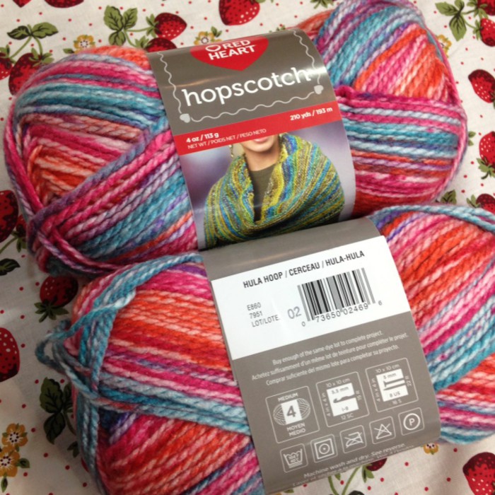 Jual Benang Rajut RED HEART YARN HOPSCOTCH HULA HOOP 7951 Shopee