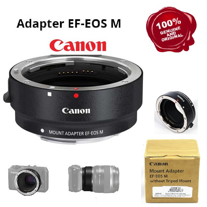 Jual Canon Mount Adapter Ef Eos M To Eos Ef / Ef-S Original Adaptor | Shopee Indonesia