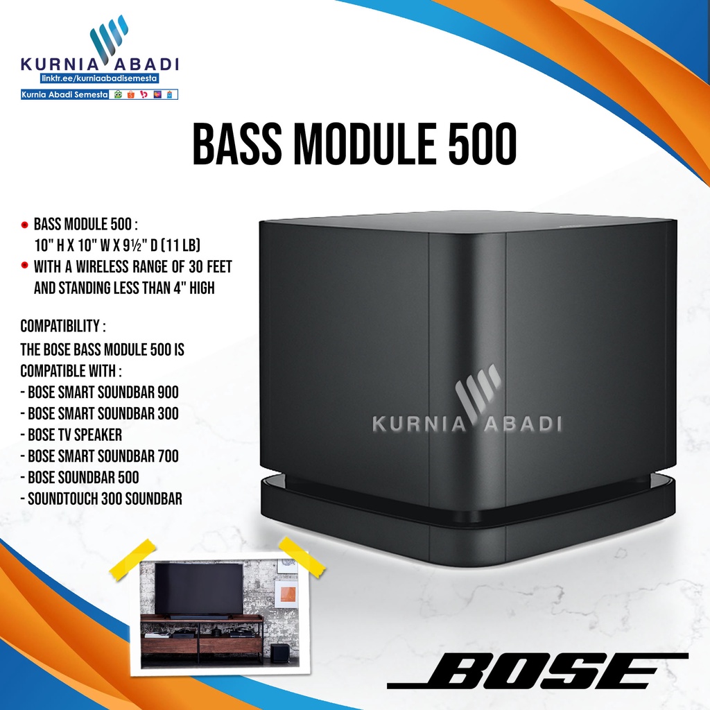 Jual Bose Bass Module 500 Soundbar Speaker | Shopee Indonesia
