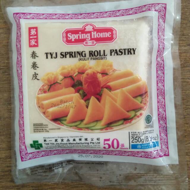 Spring roll pastry / kulit lumpia Shopee Indonesia