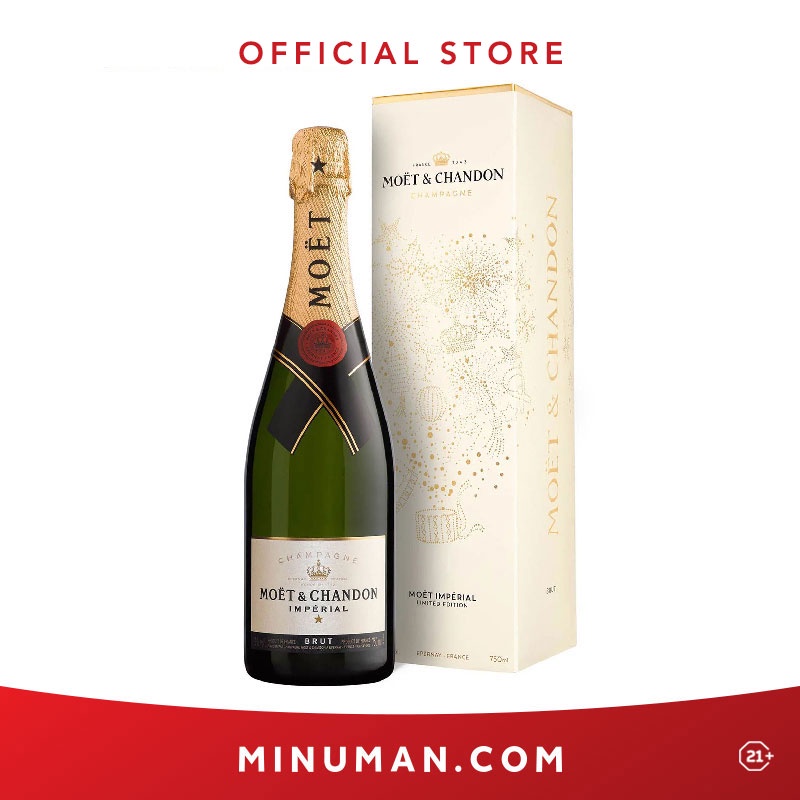 Jual Moet & Chandon - From Champagne With Love - Imperial Brut - Limited | Shopee Indonesia