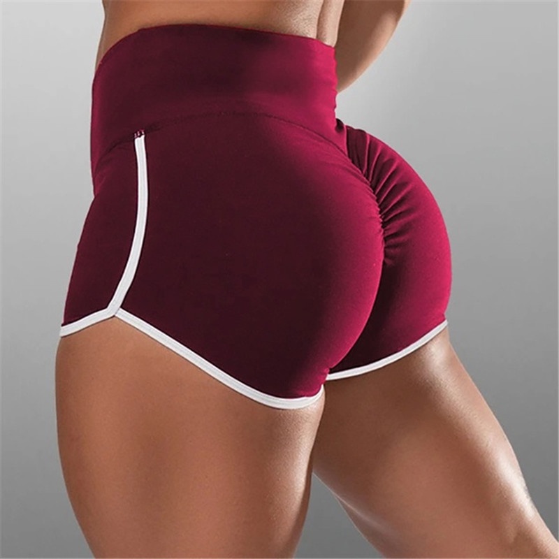 Jual New Summer Sport Shorts Women High Waist Elasticated Seamless Fitness Leggings Push Up Gym Training | Shopee Indonesia