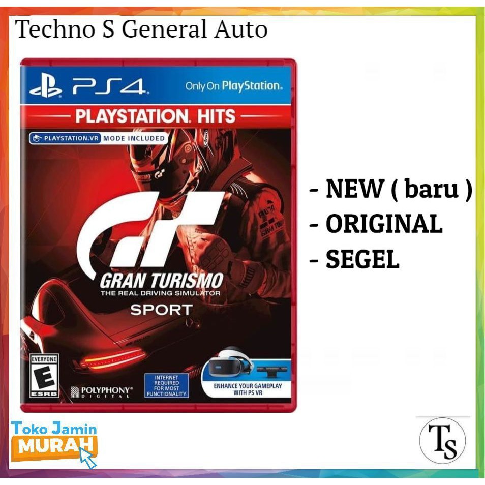 Kaset PS4 Gran Turismo Sport New BD PS4 Gran Turismo