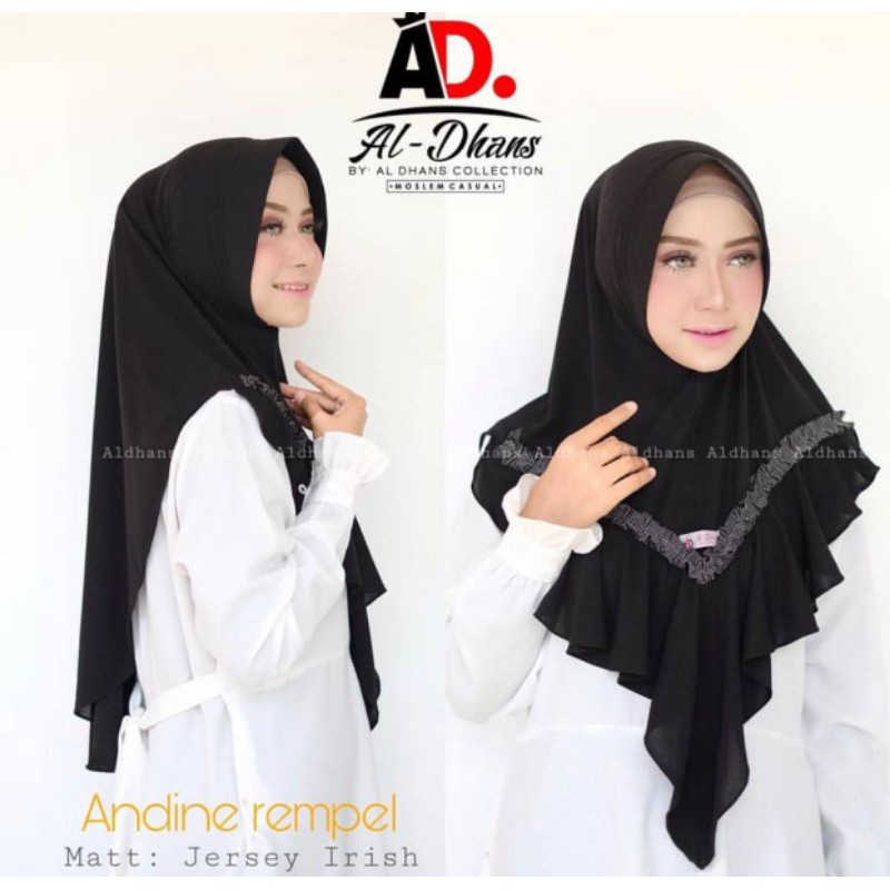 JILBAB KHIMAR AL DHANS REMPEL SHESIL ORI AD ALDHANS EMILY GOTIK