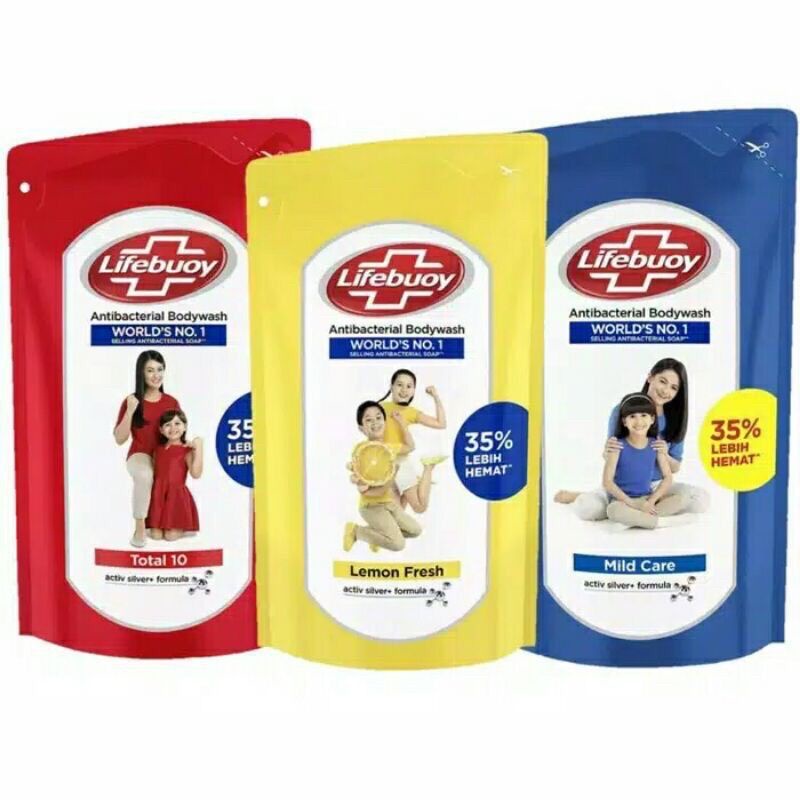 Jual Lifebuoy Antibacterial Body Wash Refill 825 ml Shopee Indonesia