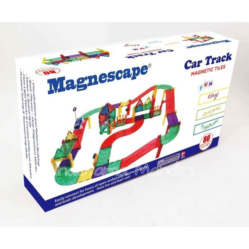Jual Tiles / Car Track / Car Track / Magnescape 80pcs