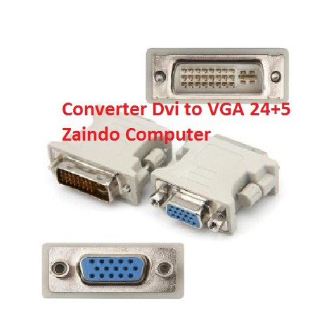 Jual Converter Dvi-D 24+5 To Vga Converter Dvi-D 24+1 To Vga, Kabel Converter Dvi 24+1 To Vga Indonesia|Shopee Indonesia