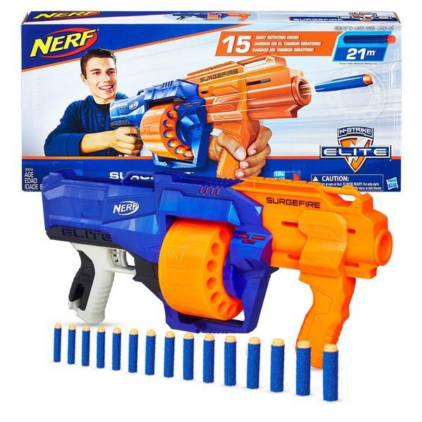 Jual Mainan Nerf Surgefire 21M Original Asli Tembakan Nerf Shotgun Mainan Anak Laki Laki Murah | Shopee Indonesia