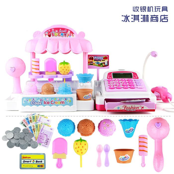 Jual Nq14 Mainan Anak Perempuan Edukatif Microphone Mic Nyanyi Karaoke Du R13S2 Cash Register Besar Intel Indonesia|Shopee Indonesia