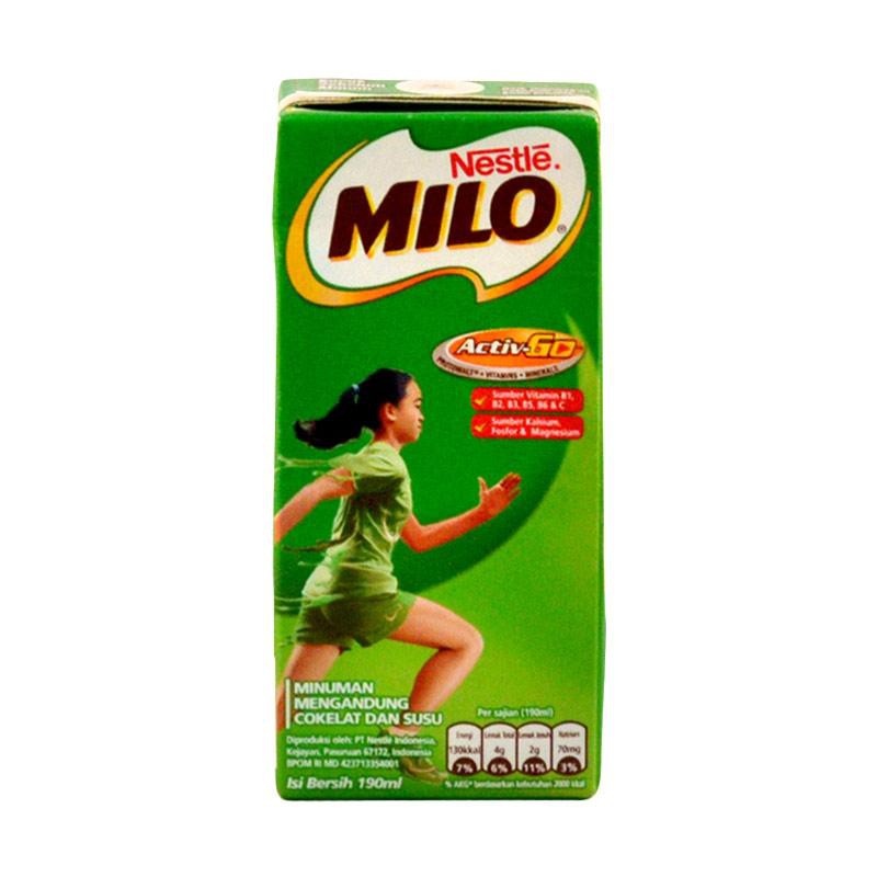 Jual Milo Uht Activ-Go Tp Susu Uht 190 Ml | Shopee Indonesia