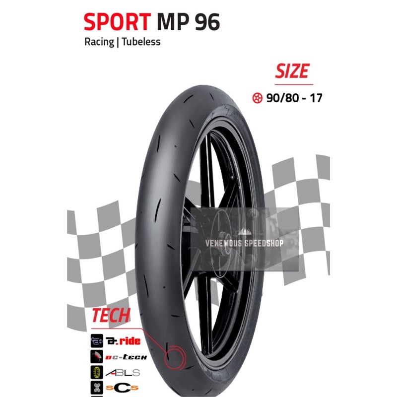Jual Ban Balap Fdr Mp 96 Ukuran 90/80-17 (Tubeless) (Softcompound) | Shopee Indonesia