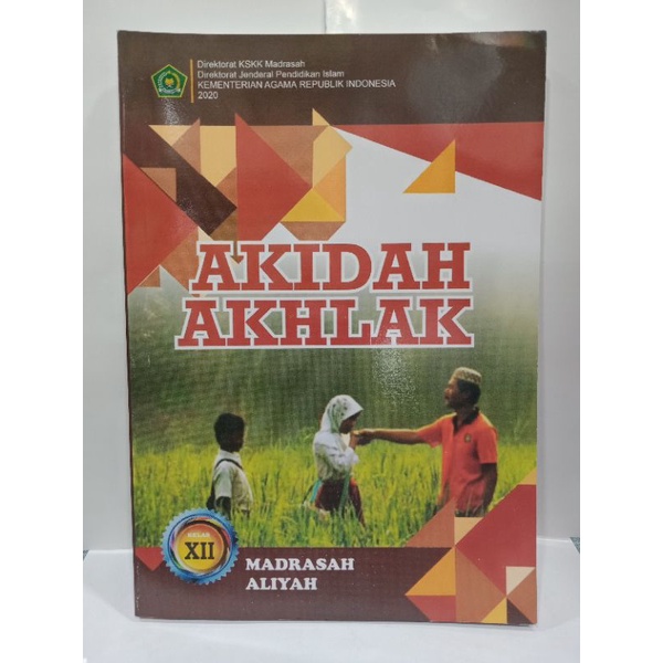 Buku Akidah Akhlak Madrasah Aliyah Kelas 12 Shopee Indonesia
