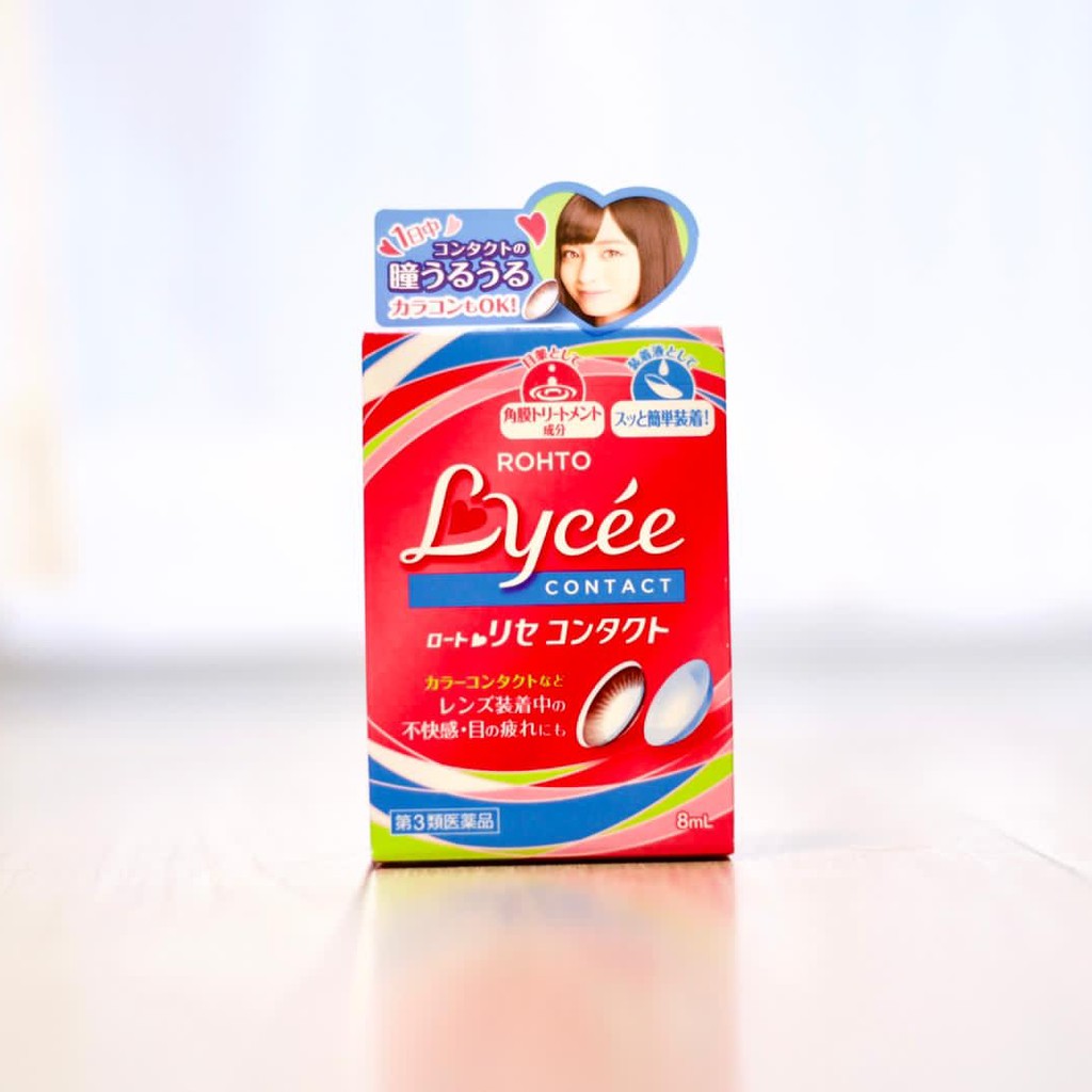 Jual Rohto Lycee Eye Drops for Contact Lens / Obat Tetes Mata Jepang 8