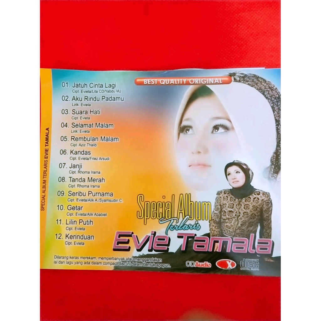 Jual kaset CD Lagu Special Album Terlaris EVIE TAMALA suara hati  Indonesia|Shopee Indonesia