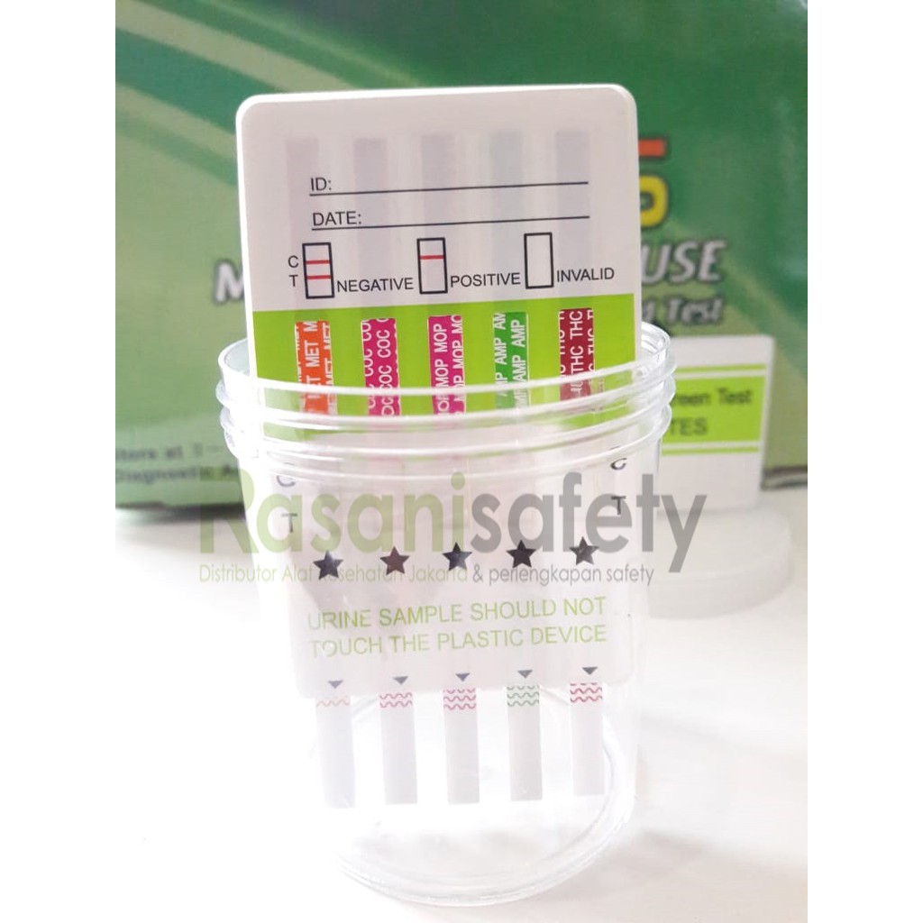 Jual Rapid Monotes Multi Drug 5 Parameter Strip Tes Urine Cek Narkoba 5 Panel Isi 25 Test | Shopee Indonesia