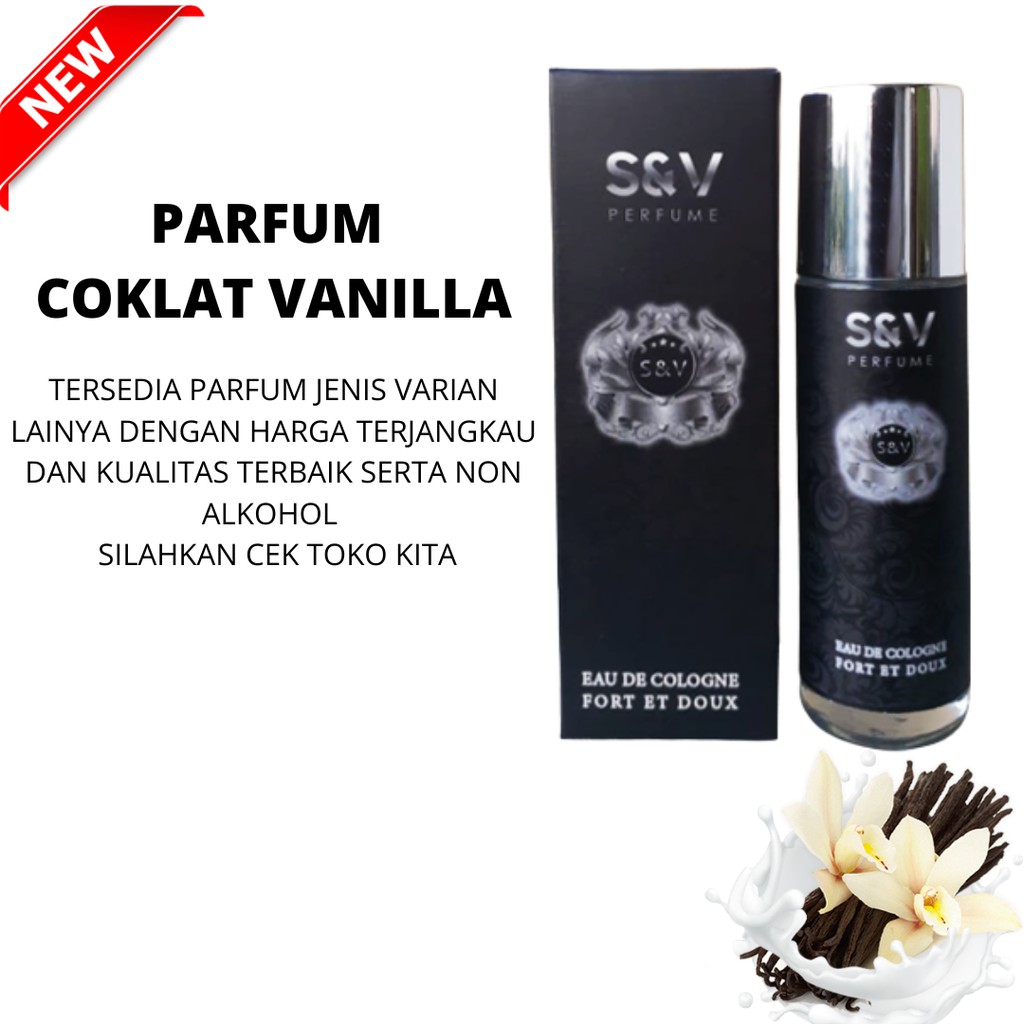 Jual Parfum Coklat Vanilla Original Non Alkohol Wangi Tahan Lama Bisa Cod | Shopee Indonesia