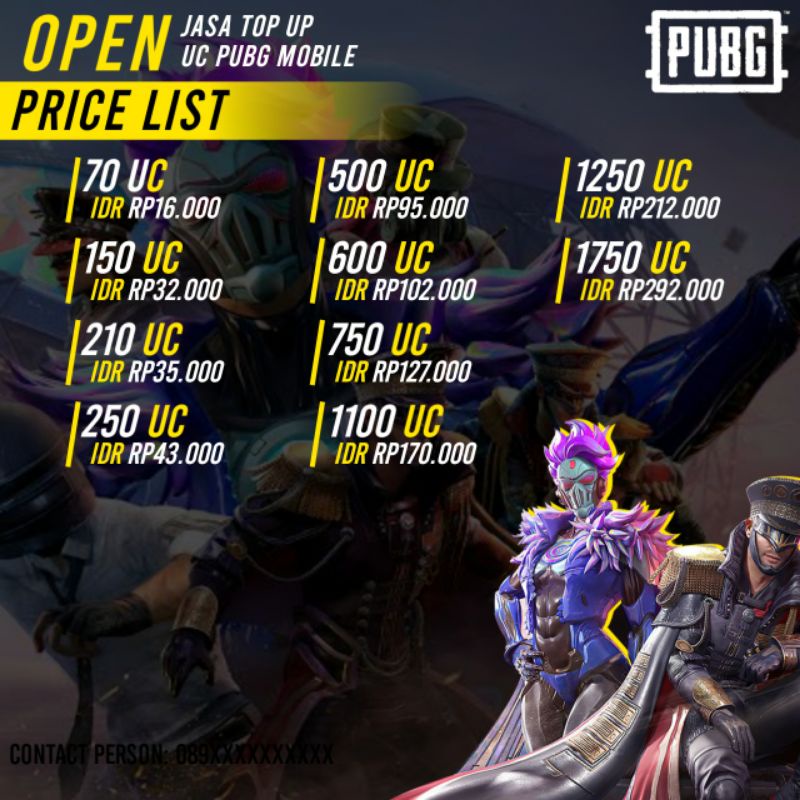 top up uc pubg murah Shopee Indonesia
