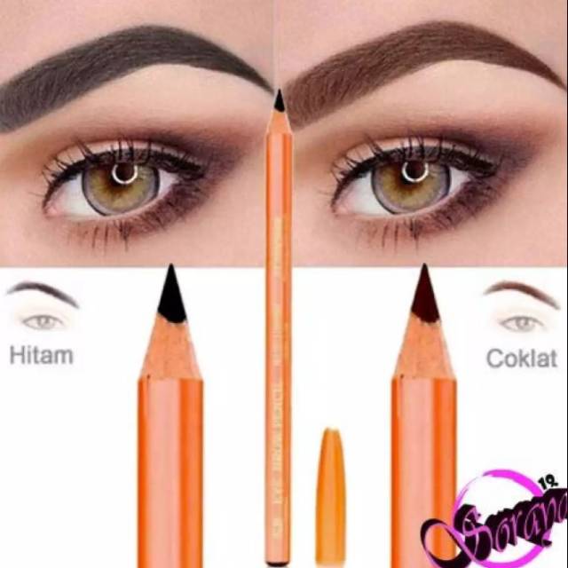 Jual Pensil Alis Viva Queen Eyebrow Hitam & Coklat | Shopee Indonesia