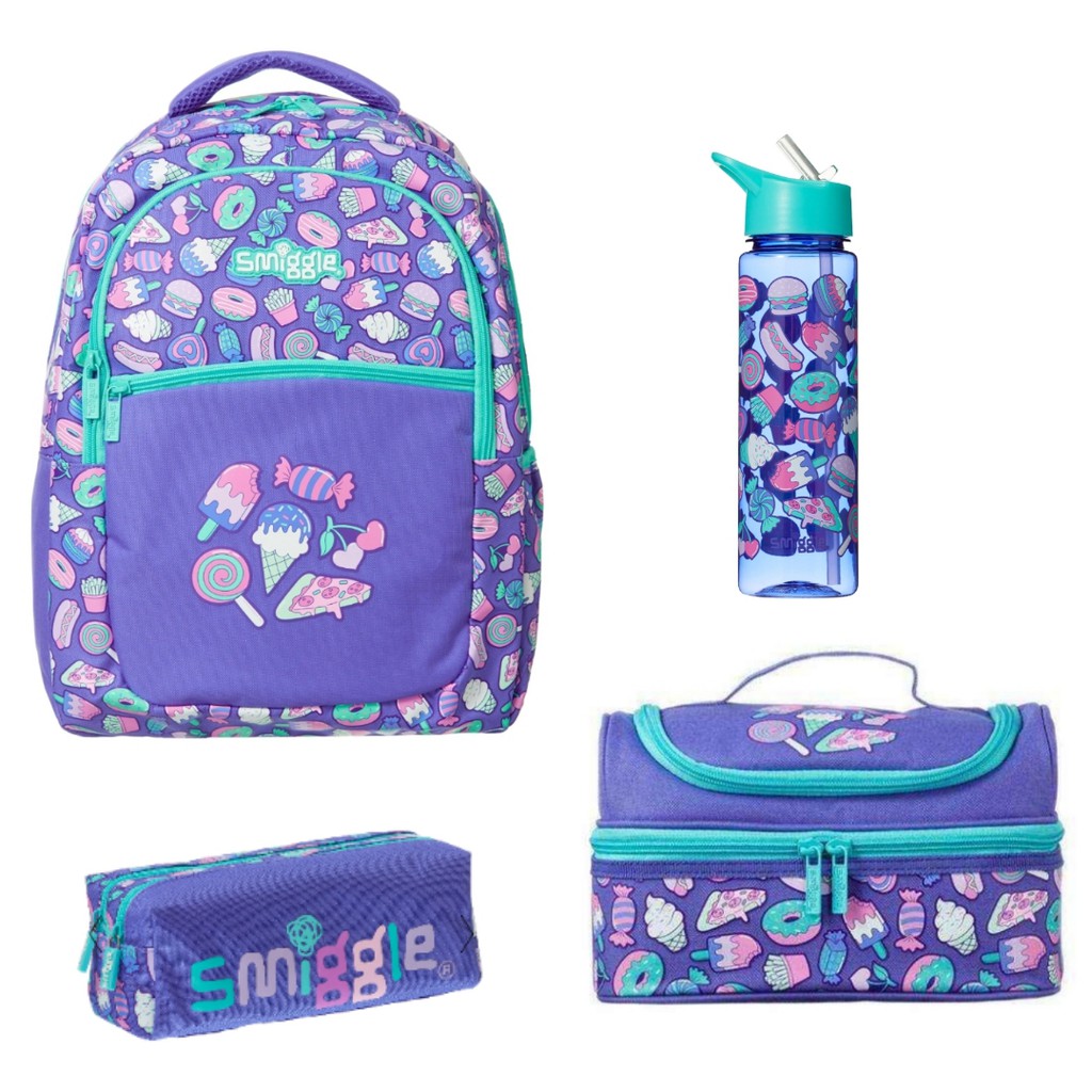Smiggle Neat Series Backpack Tas Ransel Sekolah Anak