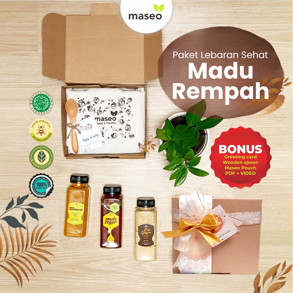 Hampers Maseo PARCEL LEBARAN SEHAT MADU REMPAH Shopee