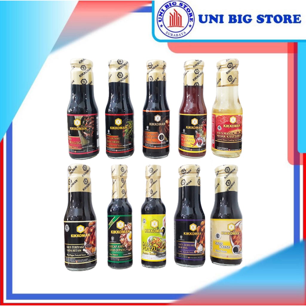 Kikkoman Sauce HALAL Saus 300ml Saos Teriyaki Gochujang Bulgogi Soy