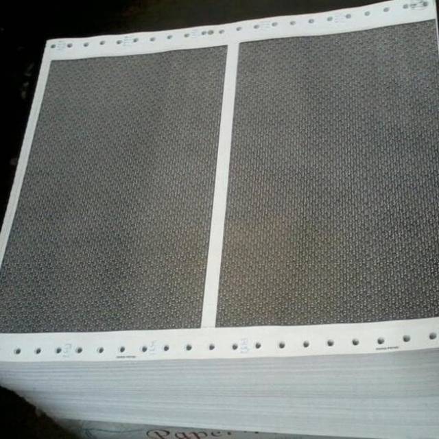 Kertas slip gaji confidential carbonized 3 play high