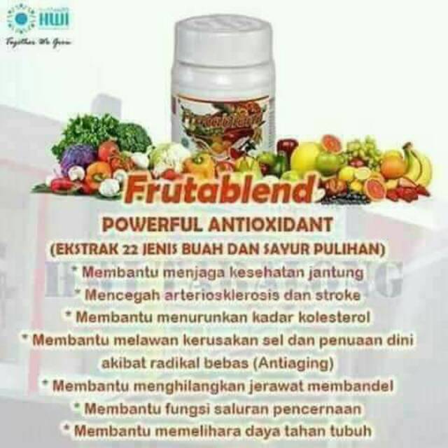 Jual Frutablend Alami 100 Herbal dari 22 jenis sayuran dan buah