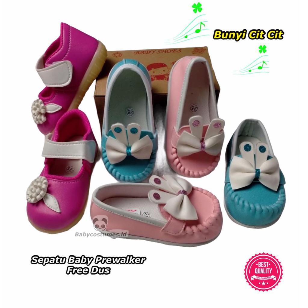 SALE 12.12 sepatu anak cewek terbaru bunyi cit kelinci (COD) Shopee