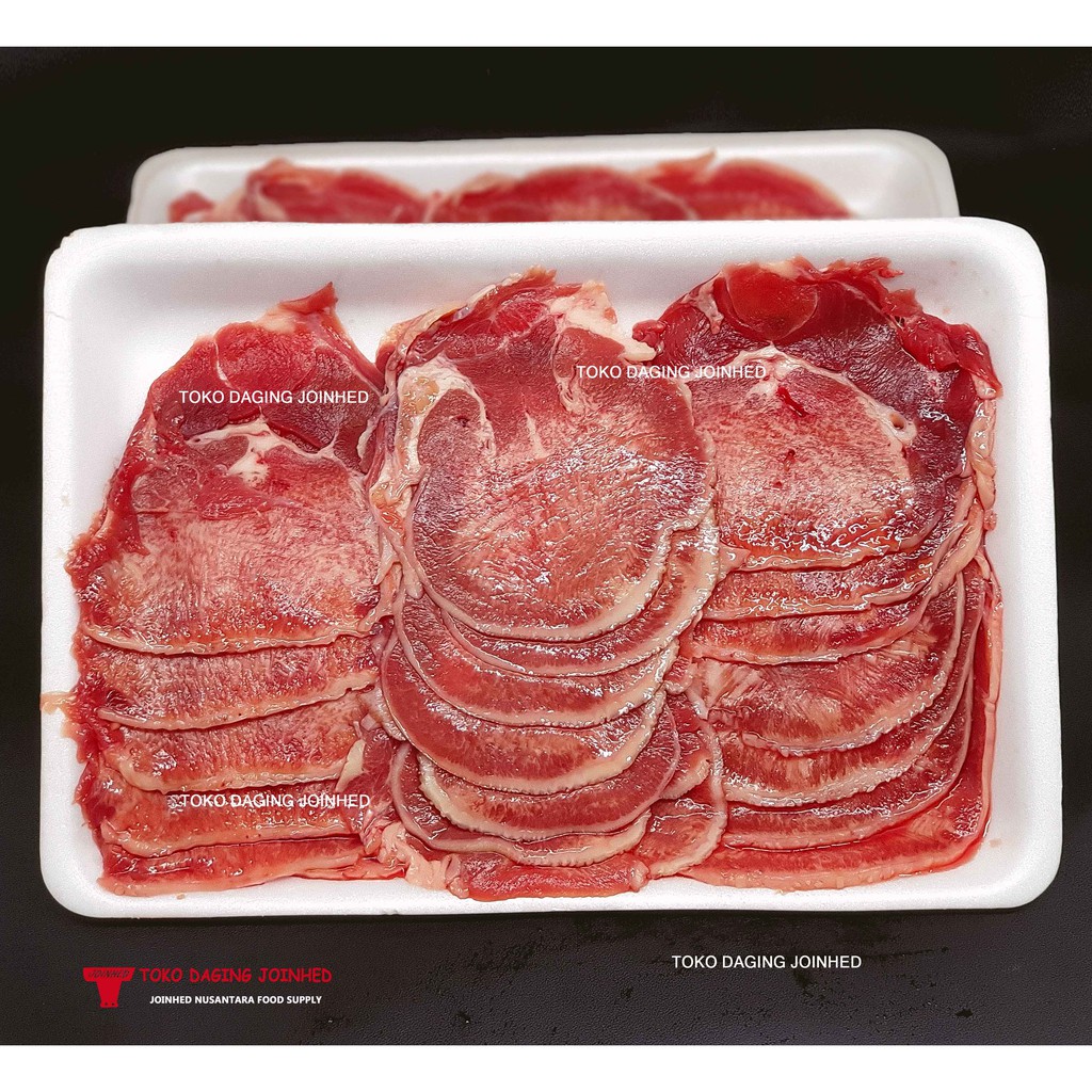 Beef Tongue Daging Lidah Sapi Slice Import Kemasan 250 gr Shopee