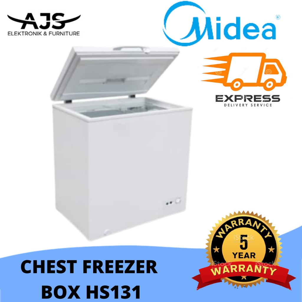Jual Midea Chest Freezer 100L HS131CN K / HS 131 CNK Shopee Indonesia