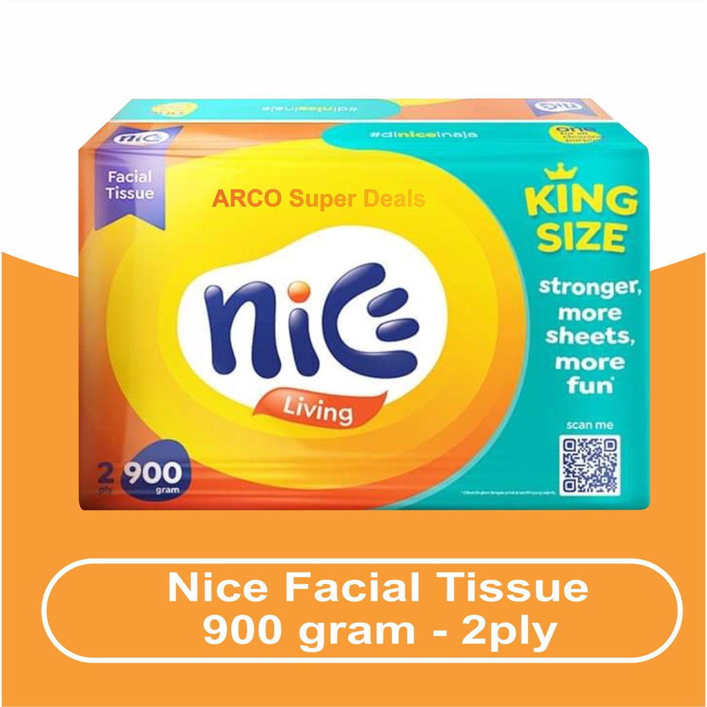 Jual Nice Facial Tissue kiloan 900 gram 2ply Tissue Wajah Shopee