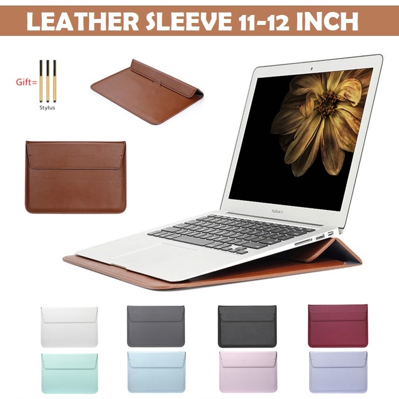 Jual MICROSOFT SURFACE PRO 5 6 7 TAS LAPTOP STAND LEATHER SLEEVE CASE