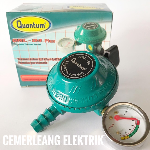 Jual Regulator Gas QUANTUM Meter Regulator Quantum QRL03/04/14 Plus