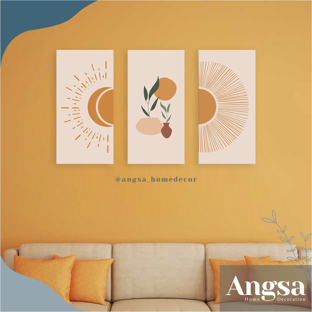 Wall Decor / Hiasan Dinding Aesthetic Abstrak Pajangan Tembok Minimalis